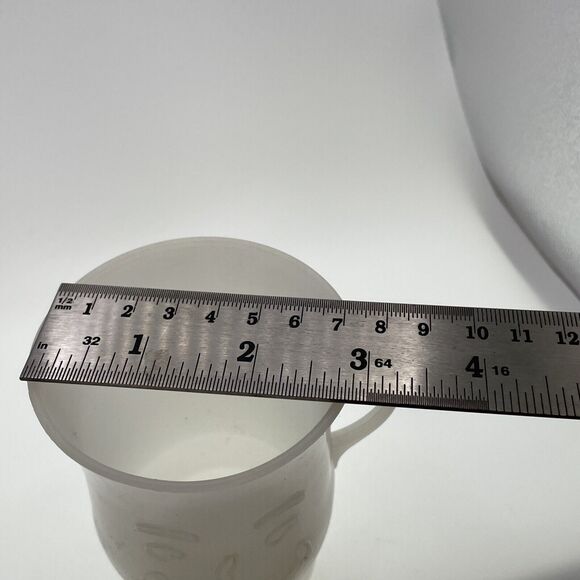 vintage Kool Aid Cup Kool Aid Man face plastic with handle white plastic 1970s - Picture 11 of 13